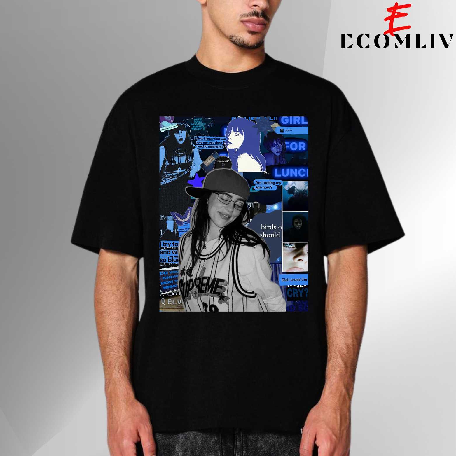 Billie Eilish Streetwear T-Shirt, Unisex Shirt